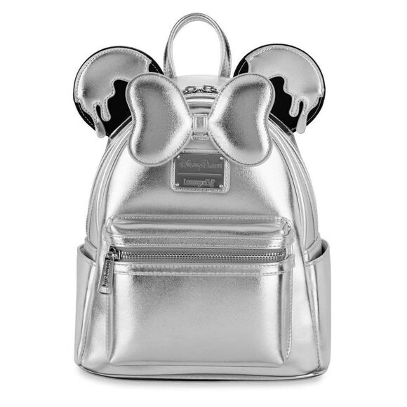 Minnie Mouse Disney100 Platinum Loungefly Mini Backpack - Picture 1 of 3
